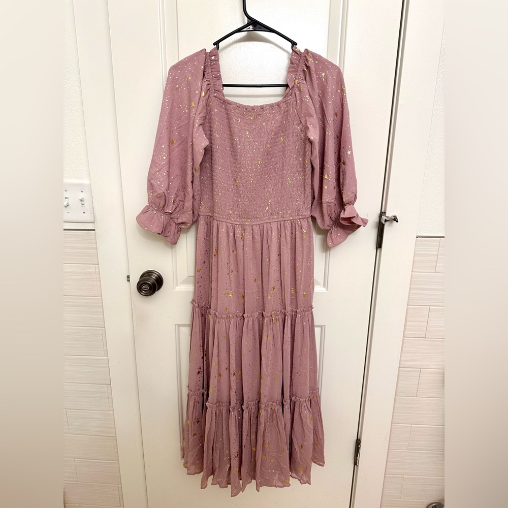 Lilac Starry Nights Dress | Ivy City Co. - Picture 6 of 6